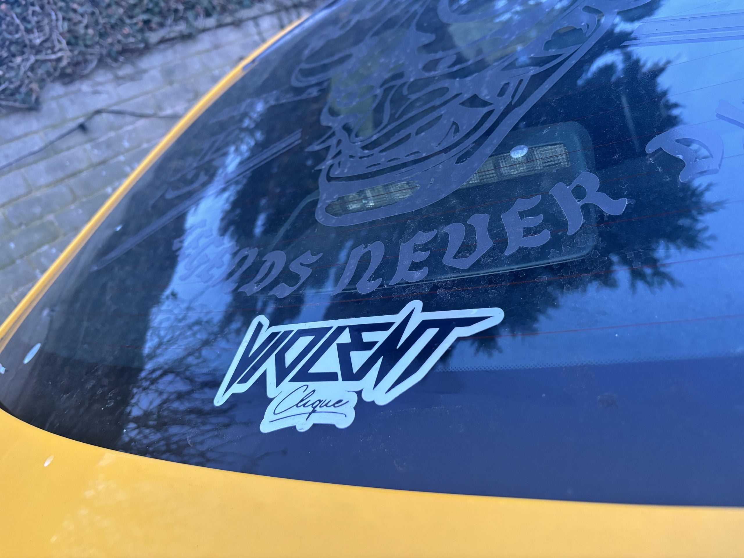 Violent clique holographic sticker image 1