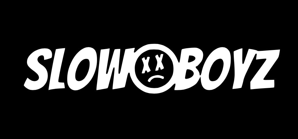 Slow Boyz Decal - White image