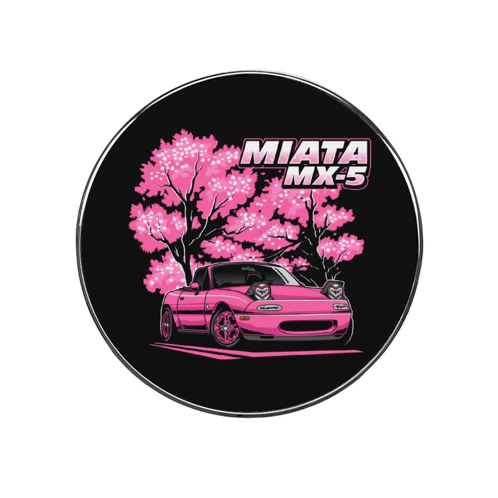 Mazda Miata Mx5 JDM Cherry blossom Cute Fridge Magnet - Boosted Bunny