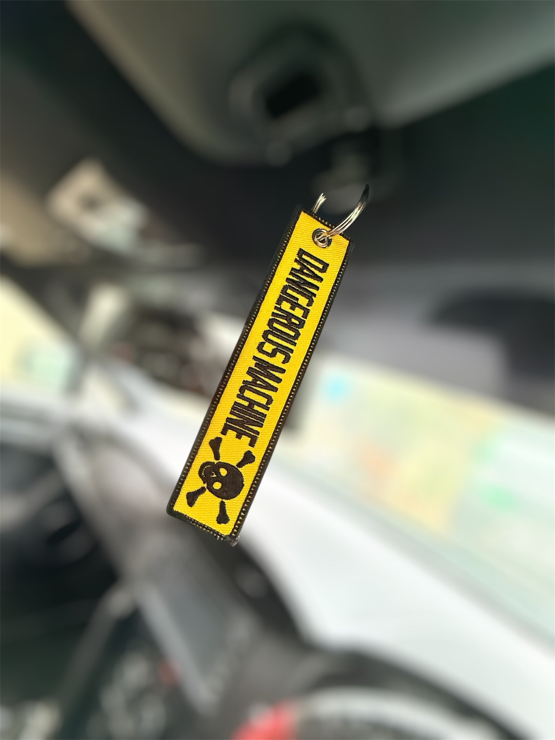 Dangerous Machine Embroidered Jet Tag