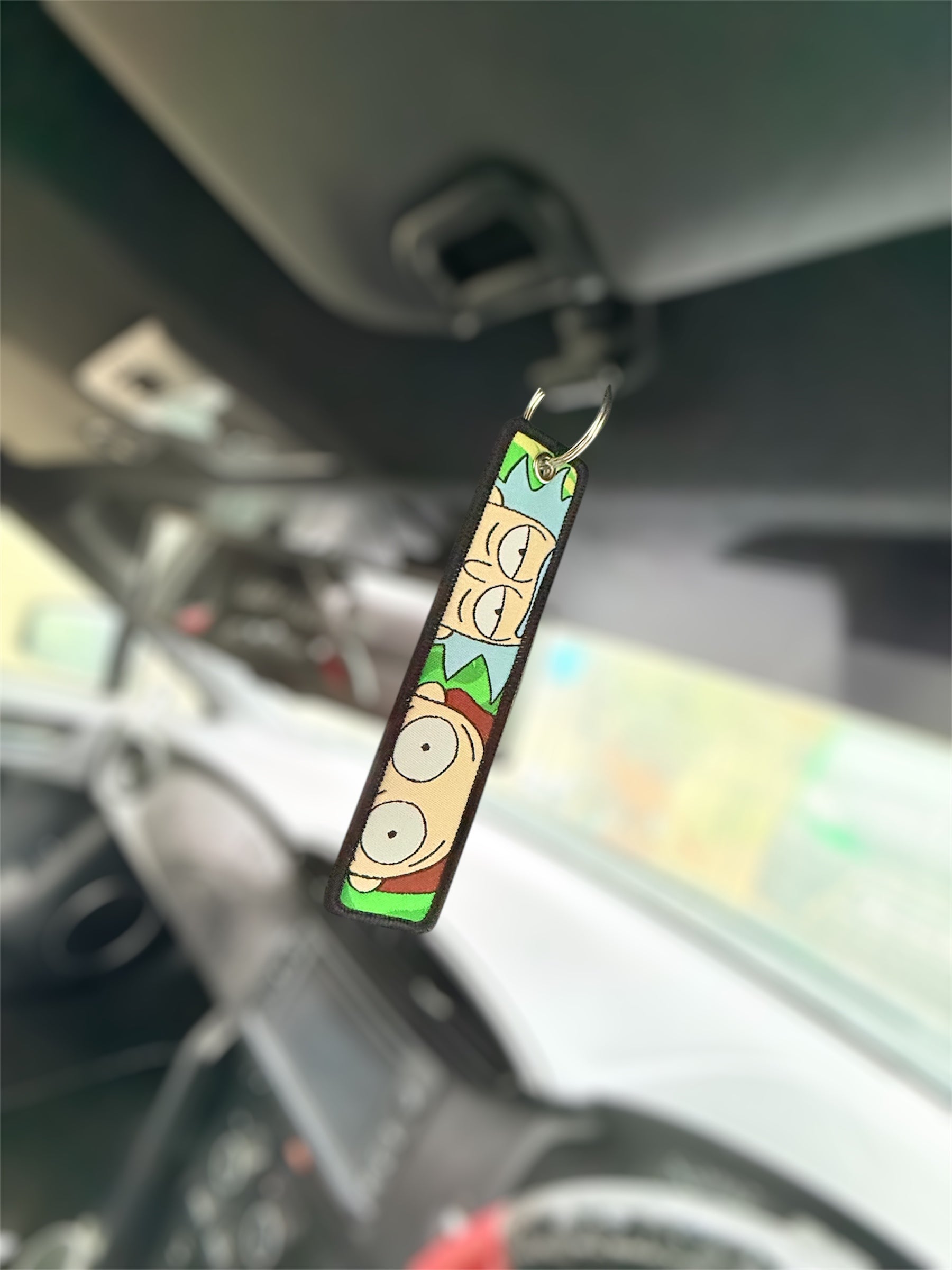 Rick and Morty Embroidered Jet Tag