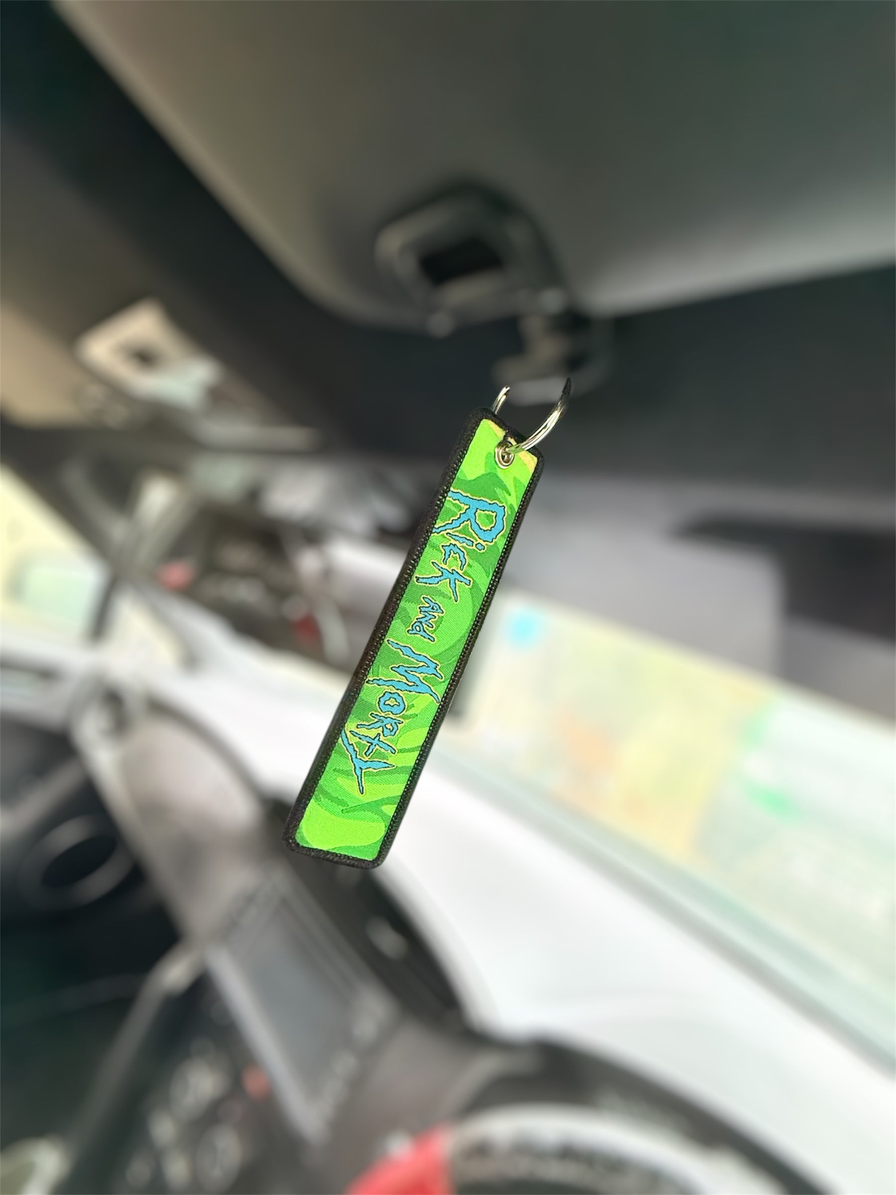 Rick and Morty Embroidered Jet Tag