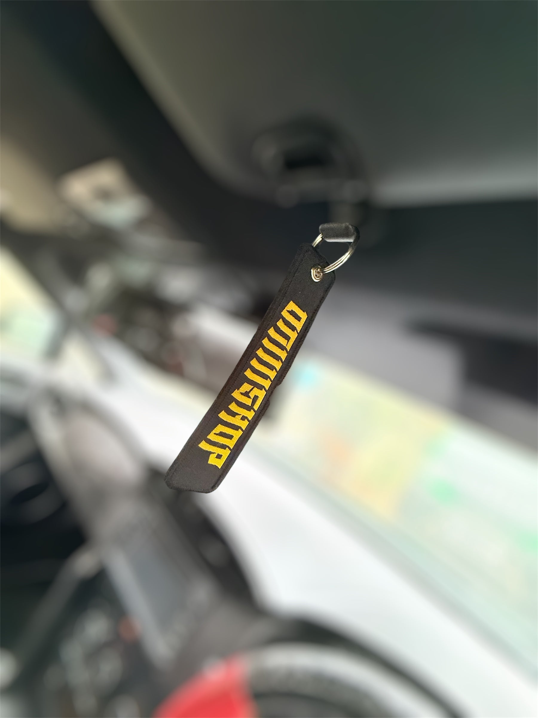 Dragon Embroidered Jet Tag