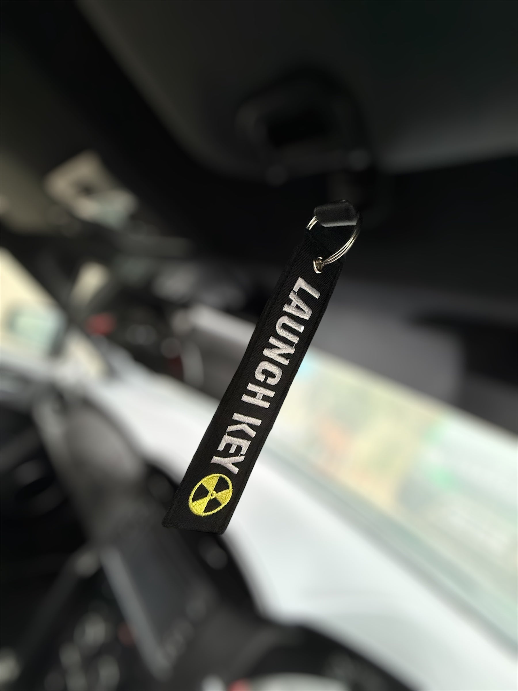 Launch Key Embroidered Jet Tag